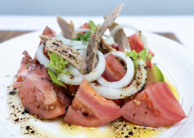 Ensalada de tomate,La Mira de Gredos Hoyos del Espino- Ávila